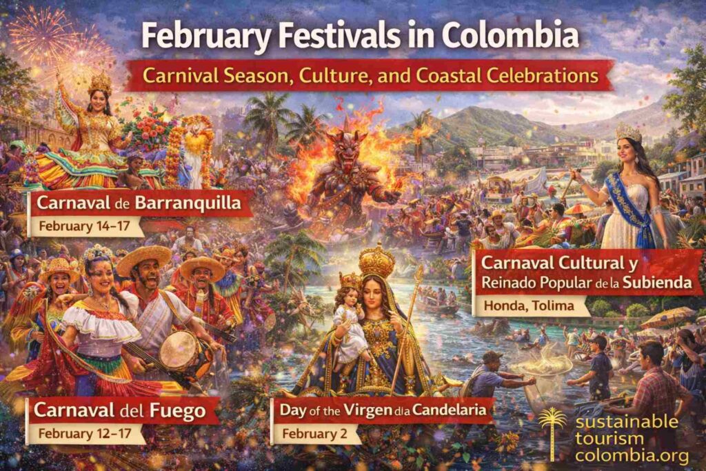 february festivals colombia